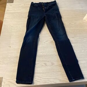 Mother dark wash skinny jeans